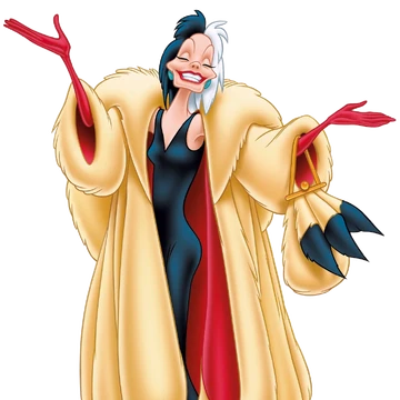 image of cruella de vil from 101 dalmatians